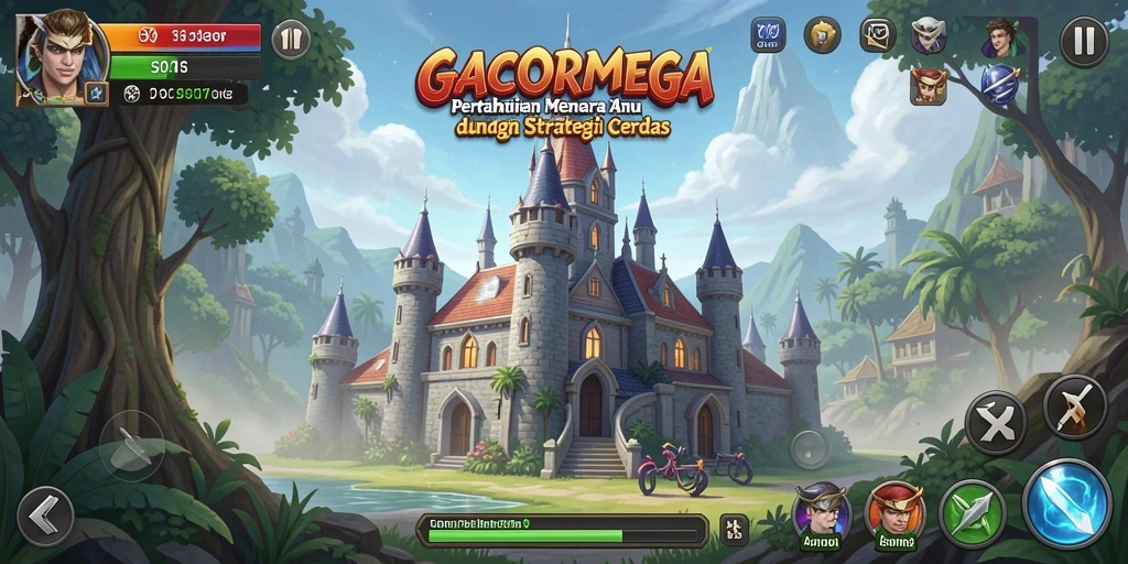 Tampilan gameplay GACORMEGA yang menegangkan dan penuh strategi.