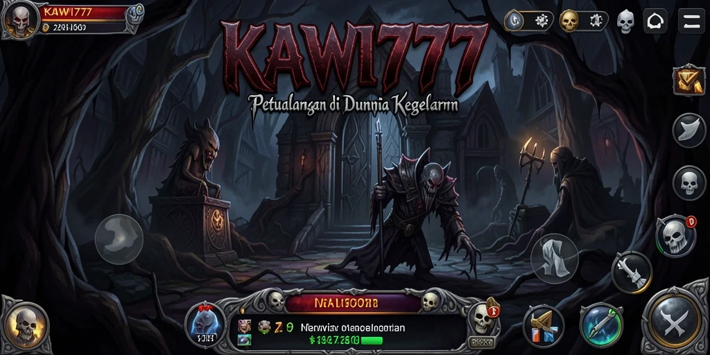 Tampilan gameplay KAWI777 yang menakutkan dan mendebarkan.