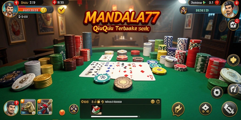Tampilan gameplay seru di MANDALA77 yang penuh tantangan QiuQiu.