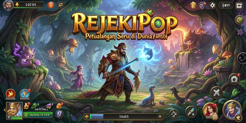 Gameplay menantang di dunia petualangan REJEKIPOP.