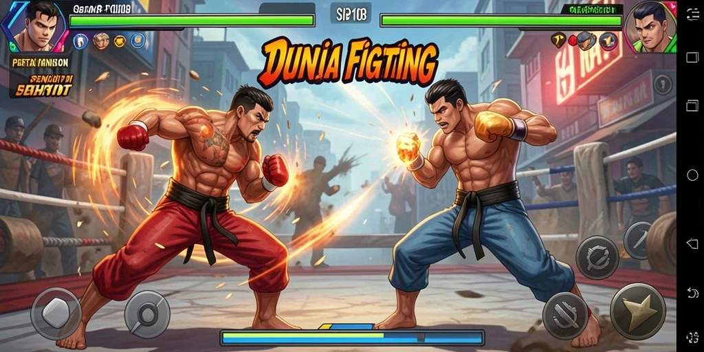 Screenshot SIAP108 menampilkan aksi pertarungan seru dan dinamis.