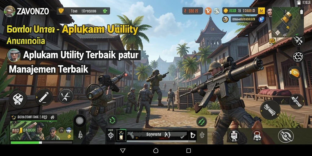 Screenshot utama yang menampilkan antarmuka user-friendly ZAVONZO.